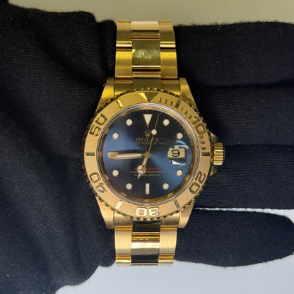 Rolex Yacht-Master 40mm Blue Dial Ref# 16628 - Happy Jewelers Fine Jewelry Lifetime Warranty