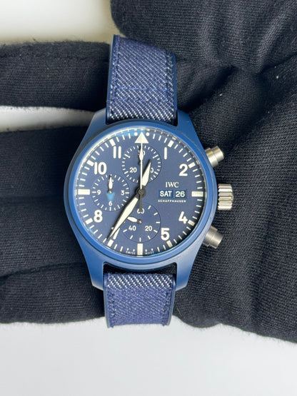IWC Pilot's 42mm Blue Dial Watch Ref# IW389404 - Happy Jewelers Fine Jewelry Lifetime Warranty