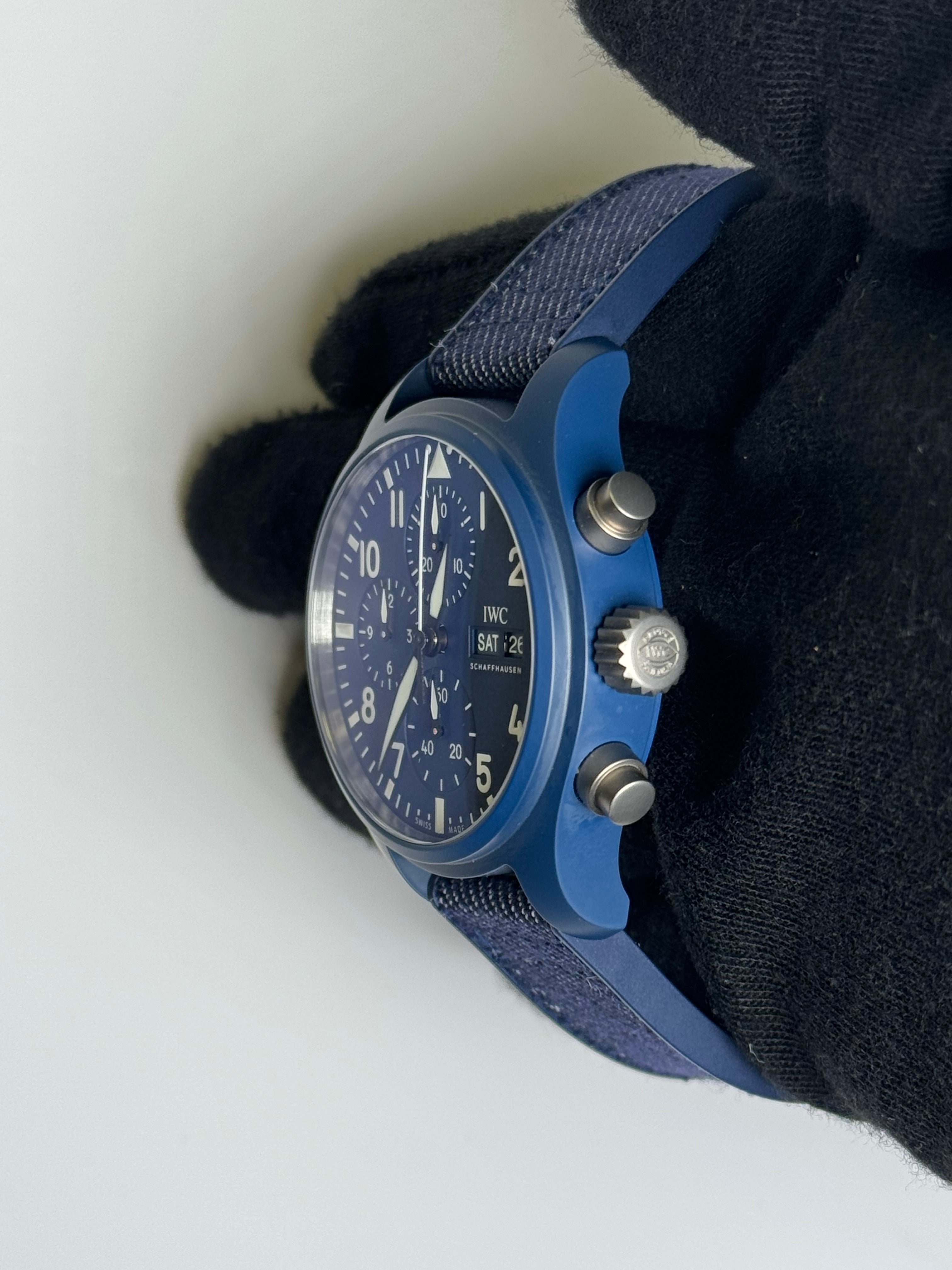 IWC Pilot's 42mm Blue Dial Watch Ref# IW389404 - Happy Jewelers Fine Jewelry Lifetime Warranty