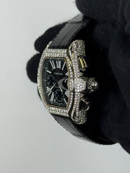 Cartier Roadster 43mm Black Dial Watch Ref# W62020X6 - Happy Jewelers Fine Jewelry Lifetime Warranty