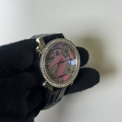 Jacob & Co. Five Time Zone 40mm Pink Dial Watch Ref# JC-79 - Happy Jewelers Fine Jewelry Lifetime Warranty