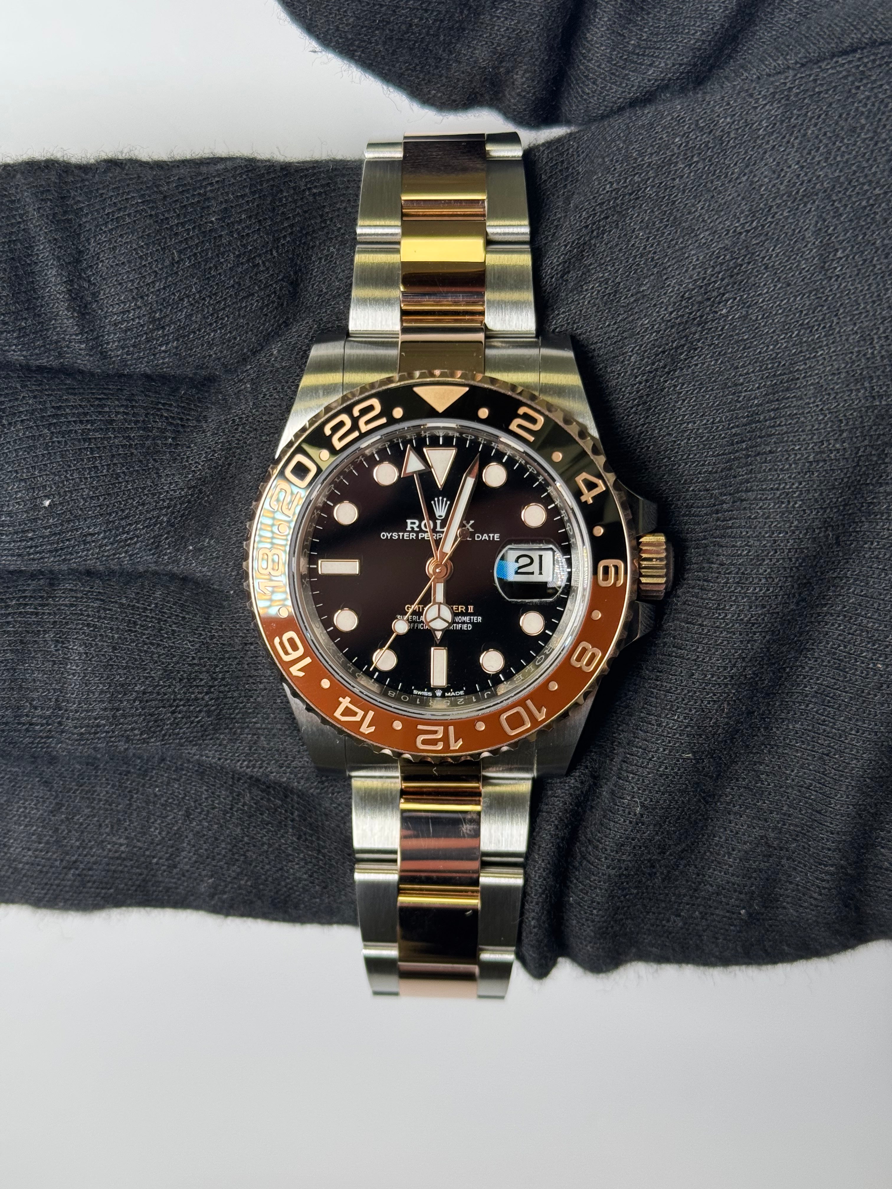 Rolex GMT-Master II 40mm Black Dial Watch Ref# 126711CHNR - Happy Jewelers Fine Jewelry Lifetime Warranty