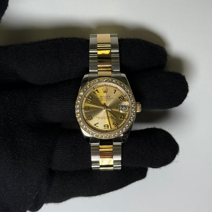 Rolex Datejust 31mm Champagne Dial Watch Ref# 178243 - Happy Jewelers Fine Jewelry Lifetime Warranty