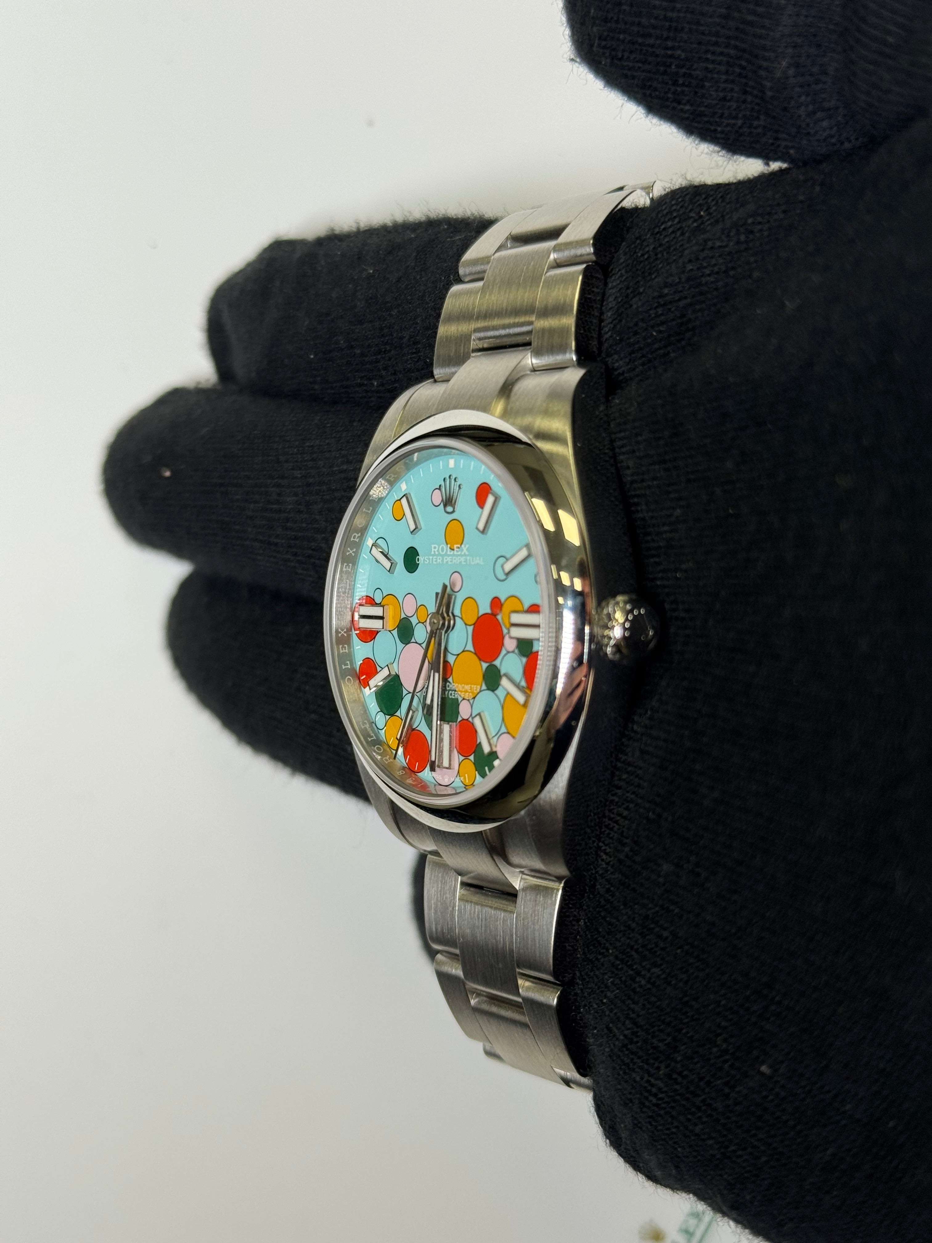 Rolex Oyster Perpetual 41mm Dial Watch Ref# 124300 - Happy Jewelers Fine Jewelry Lifetime Warranty