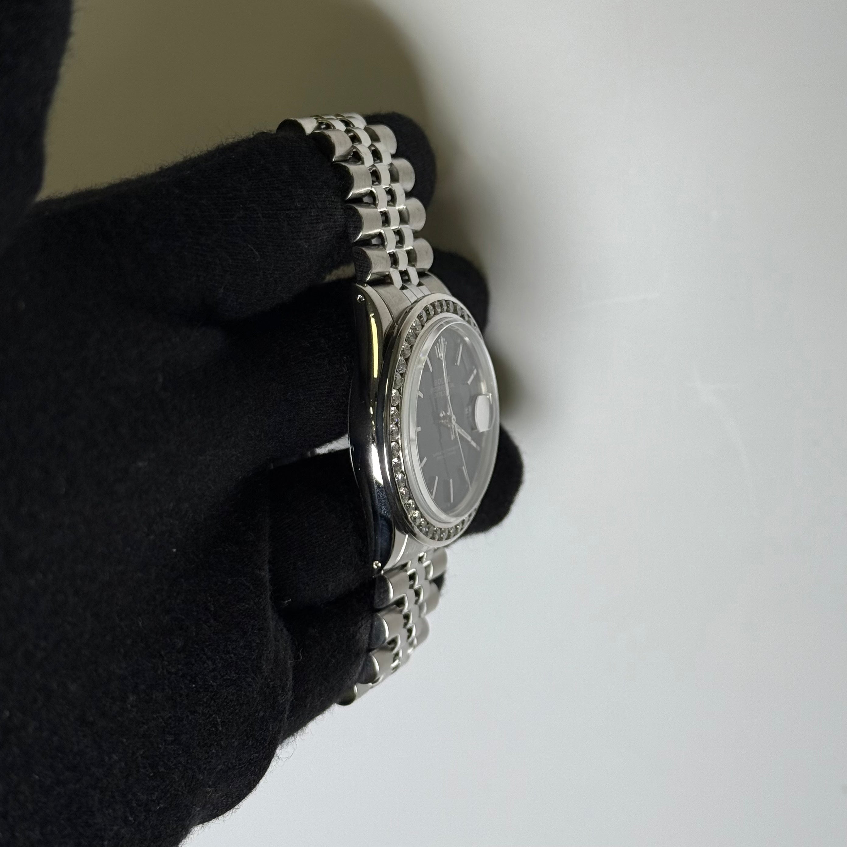 Rolex Datejust 36mm Black Dial Watch Ref# 16030 - Happy Jewelers Fine Jewelry Lifetime Warranty