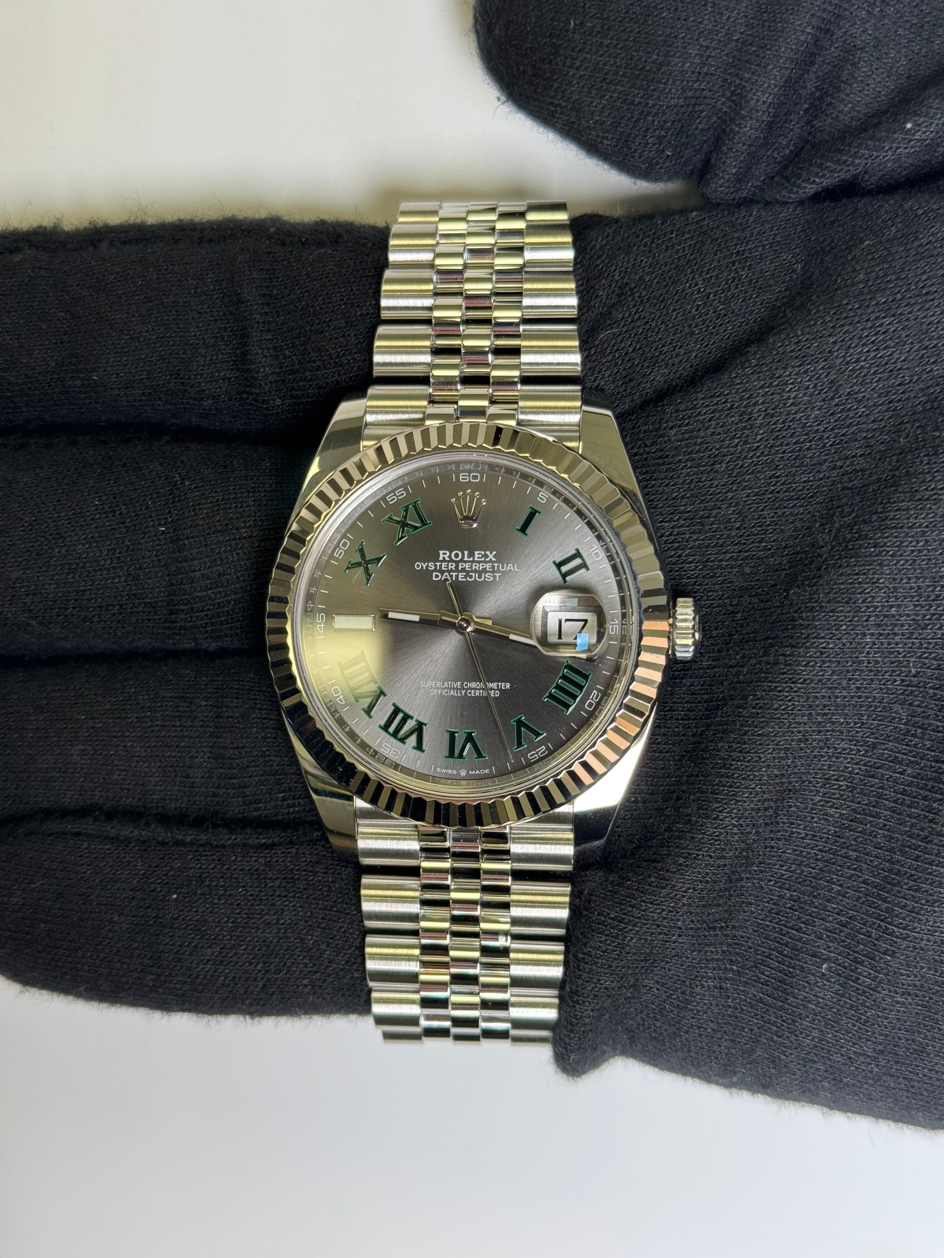 Rolex Datejust 41mm Grey Dial Ref# 126334 - Happy Jewelers Fine Jewelry Lifetime Warranty
