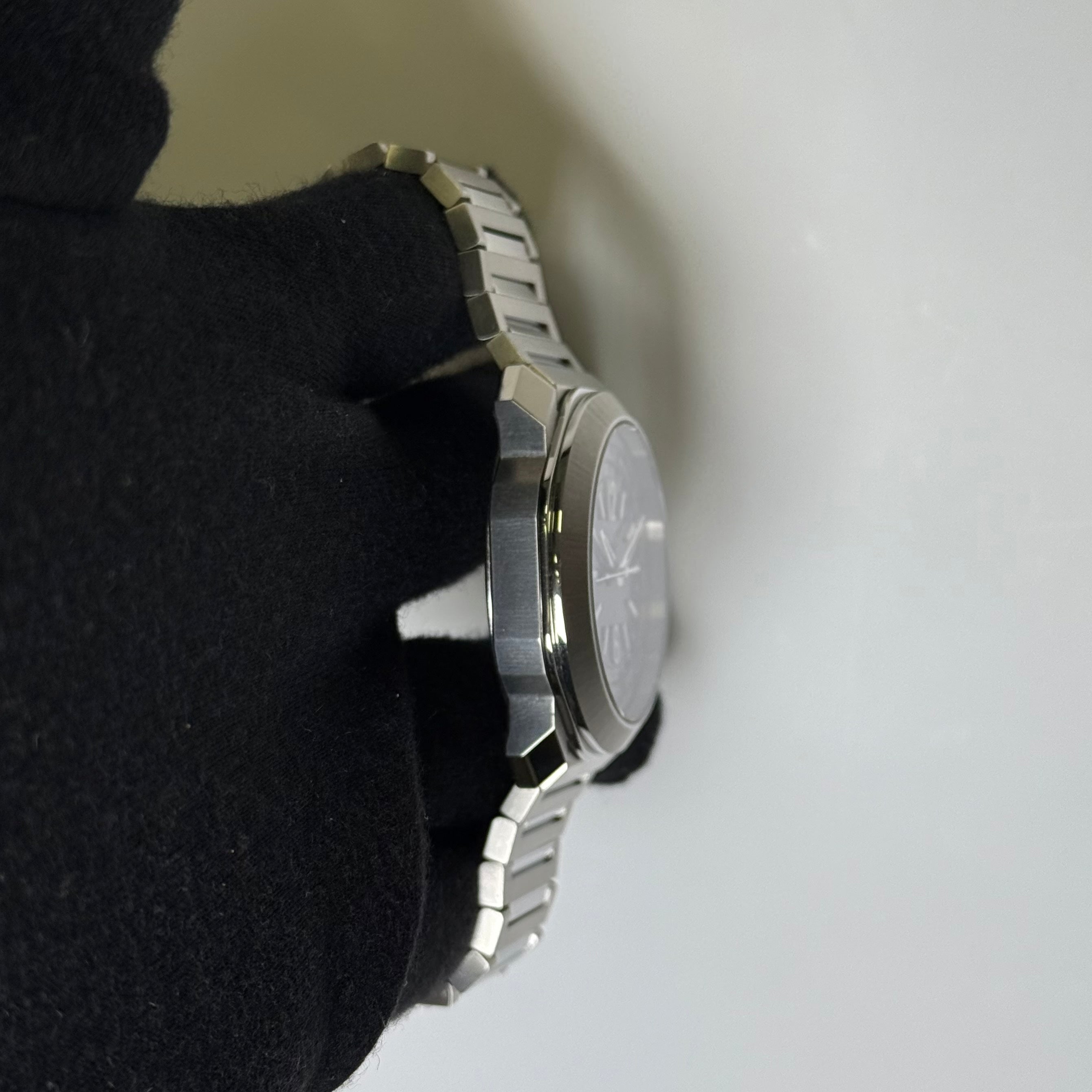 Bvlgari Octo 41mm Blue Dial Watch Ref# 103481 - Happy Jewelers Fine Jewelry Lifetime Warranty