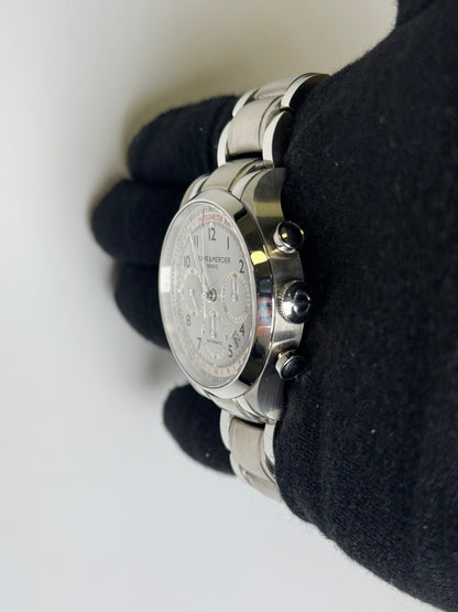 Baume & Mercier Capeland 42mm White Dial Watch Ref# M0A10064 - Happy Jewelers Fine Jewelry Lifetime Warranty