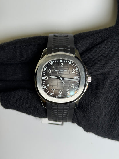 Patek Philippe Aquanuat 40mm Grey Dial Watch Ref# 5167A-001 - Happy Jewelers Fine Jewelry Lifetime Warranty