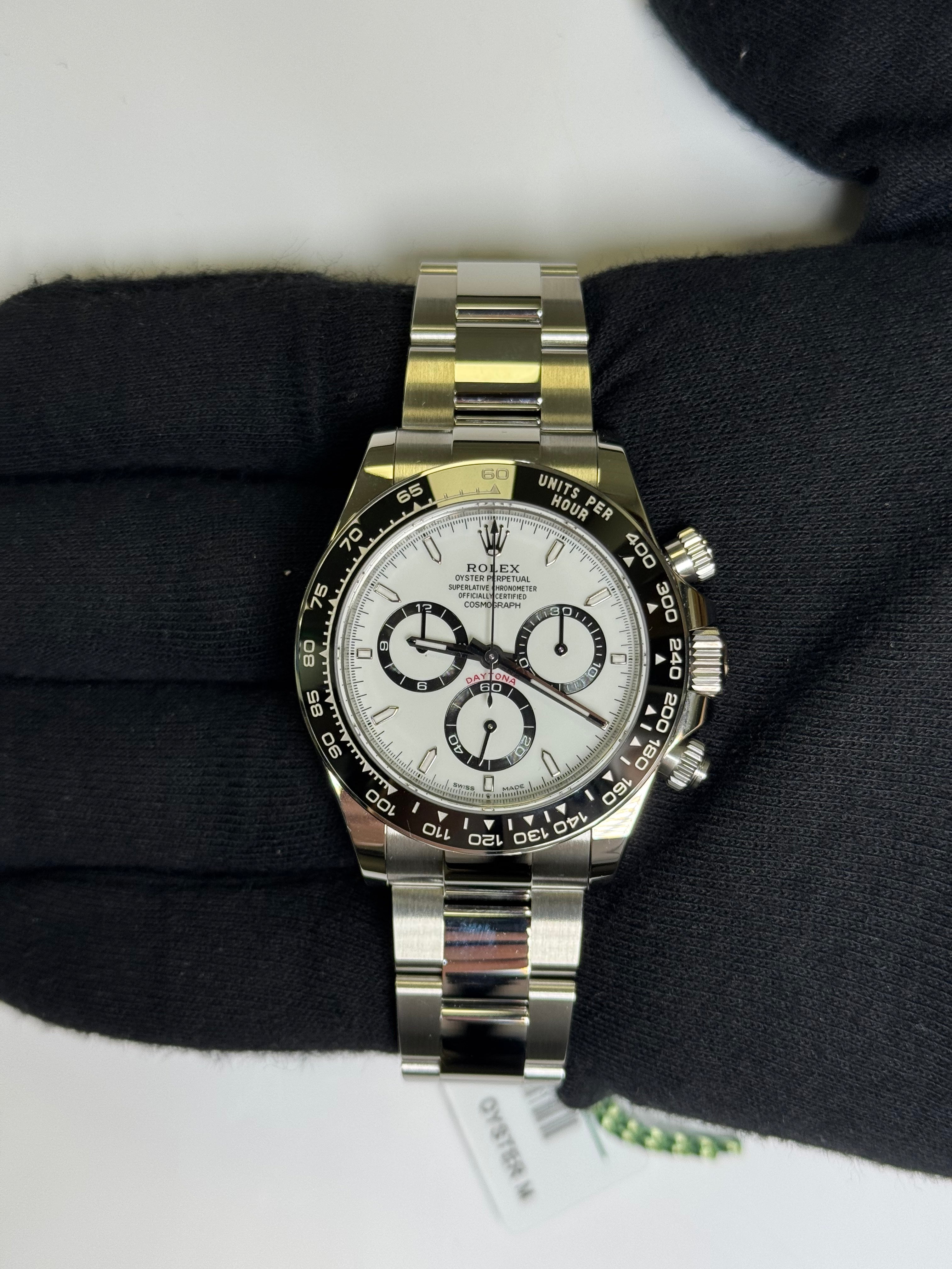 Rolex Daytona 40mm White Dial Watch Ref# 126500LN - Happy Jewelers Fine Jewelry Lifetime Warranty