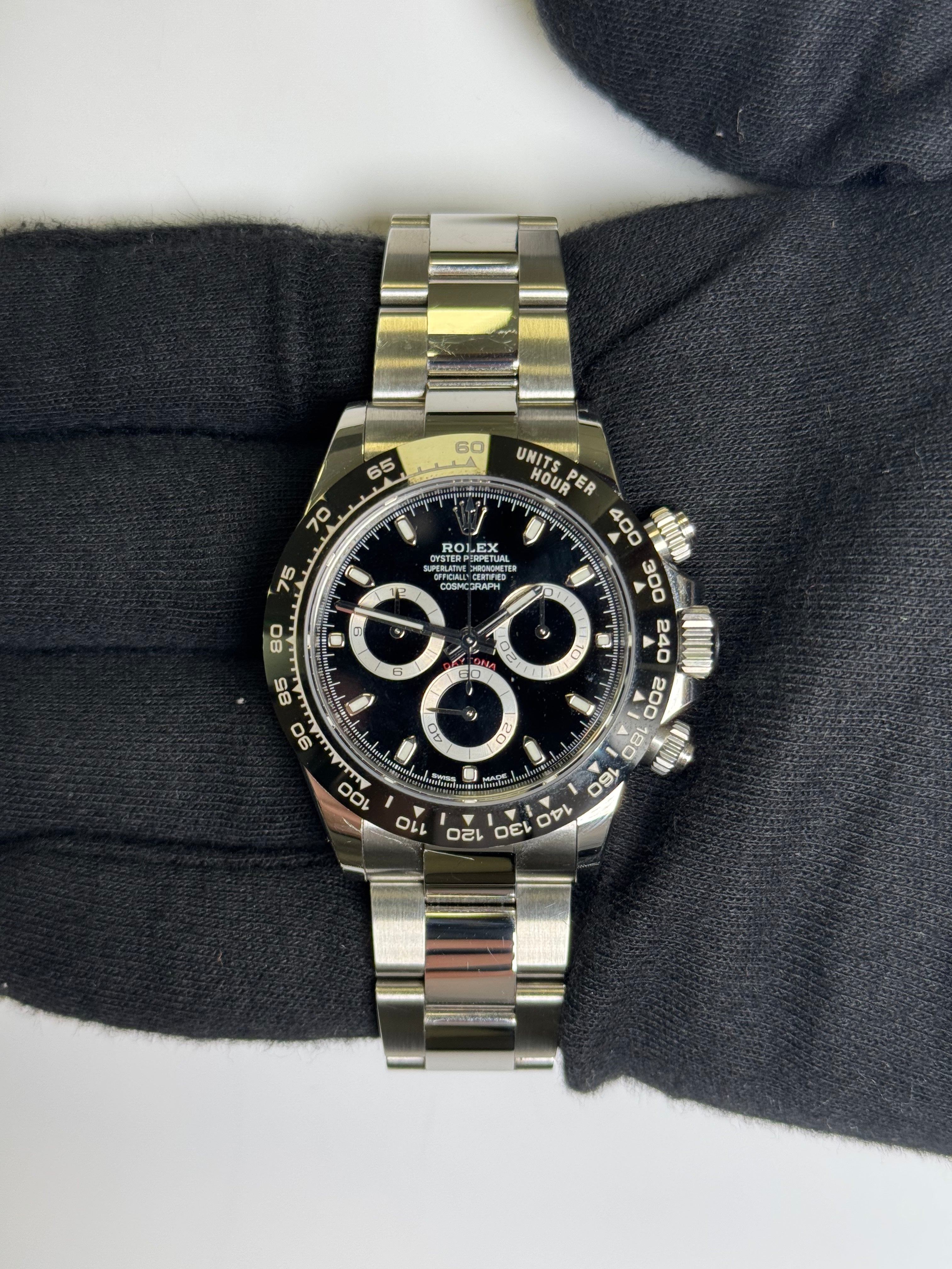 Rolex Daytona 40mm Black Dial Watch Ref# 116500LN - Happy Jewelers Fine Jewelry Lifetime Warranty