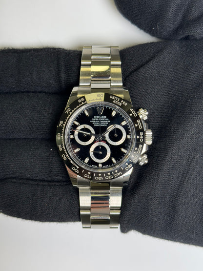 Rolex Daytona 40mm Black Dial Watch Ref# 116500LN - Happy Jewelers Fine Jewelry Lifetime Warranty