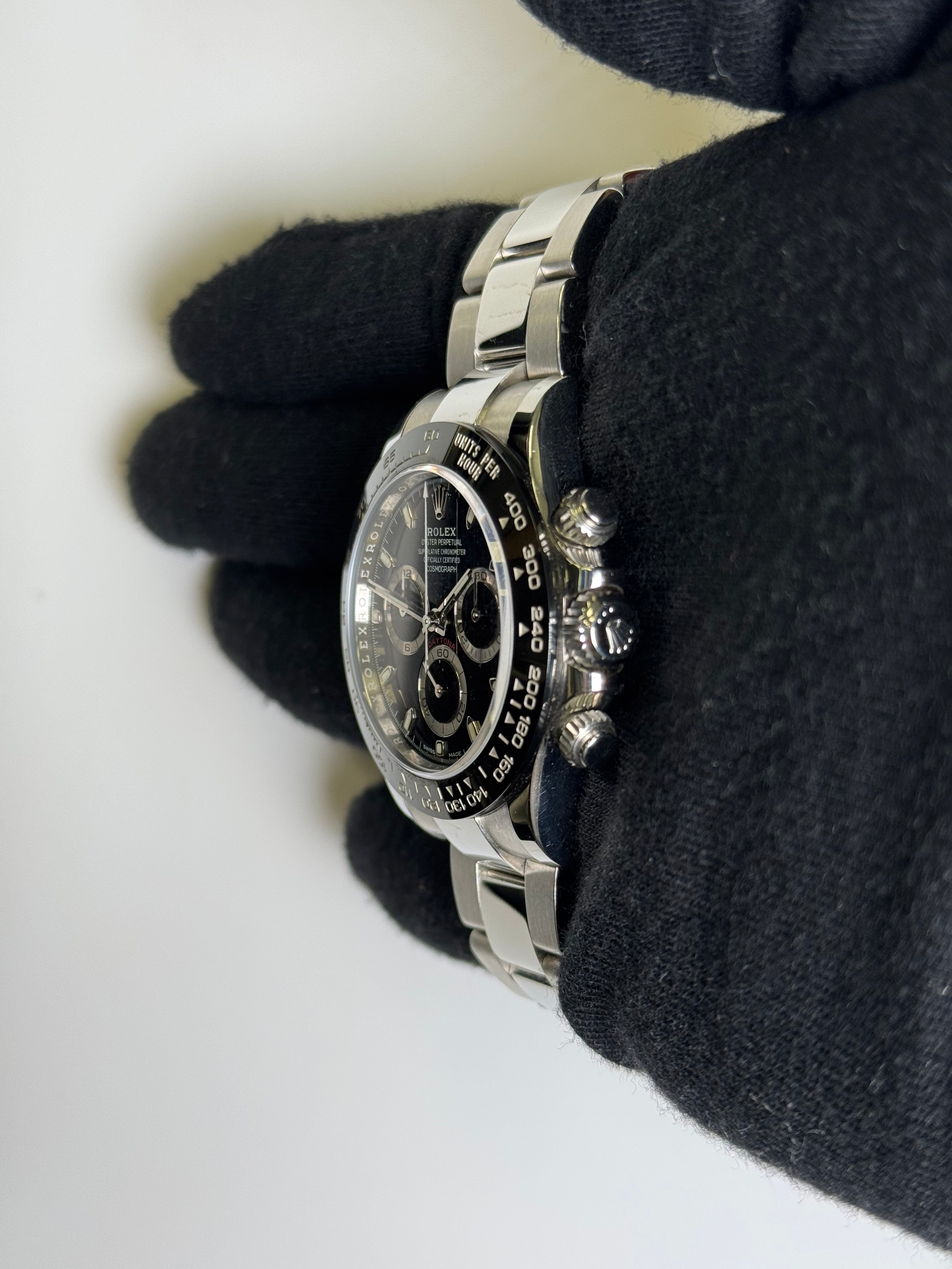 Rolex Daytona 40mm Black Dial Watch Ref# 116500LN - Happy Jewelers Fine Jewelry Lifetime Warranty