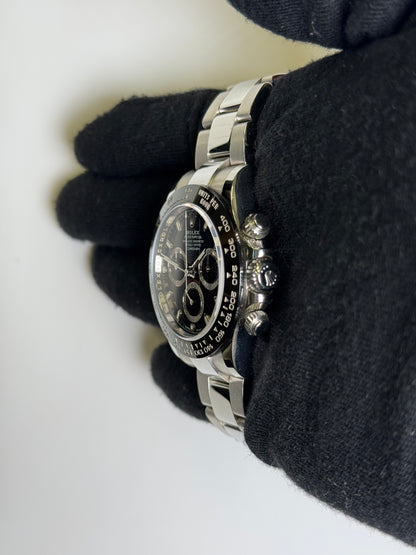 Rolex Daytona 40mm Black Dial Watch Ref# 116500LN - Happy Jewelers Fine Jewelry Lifetime Warranty