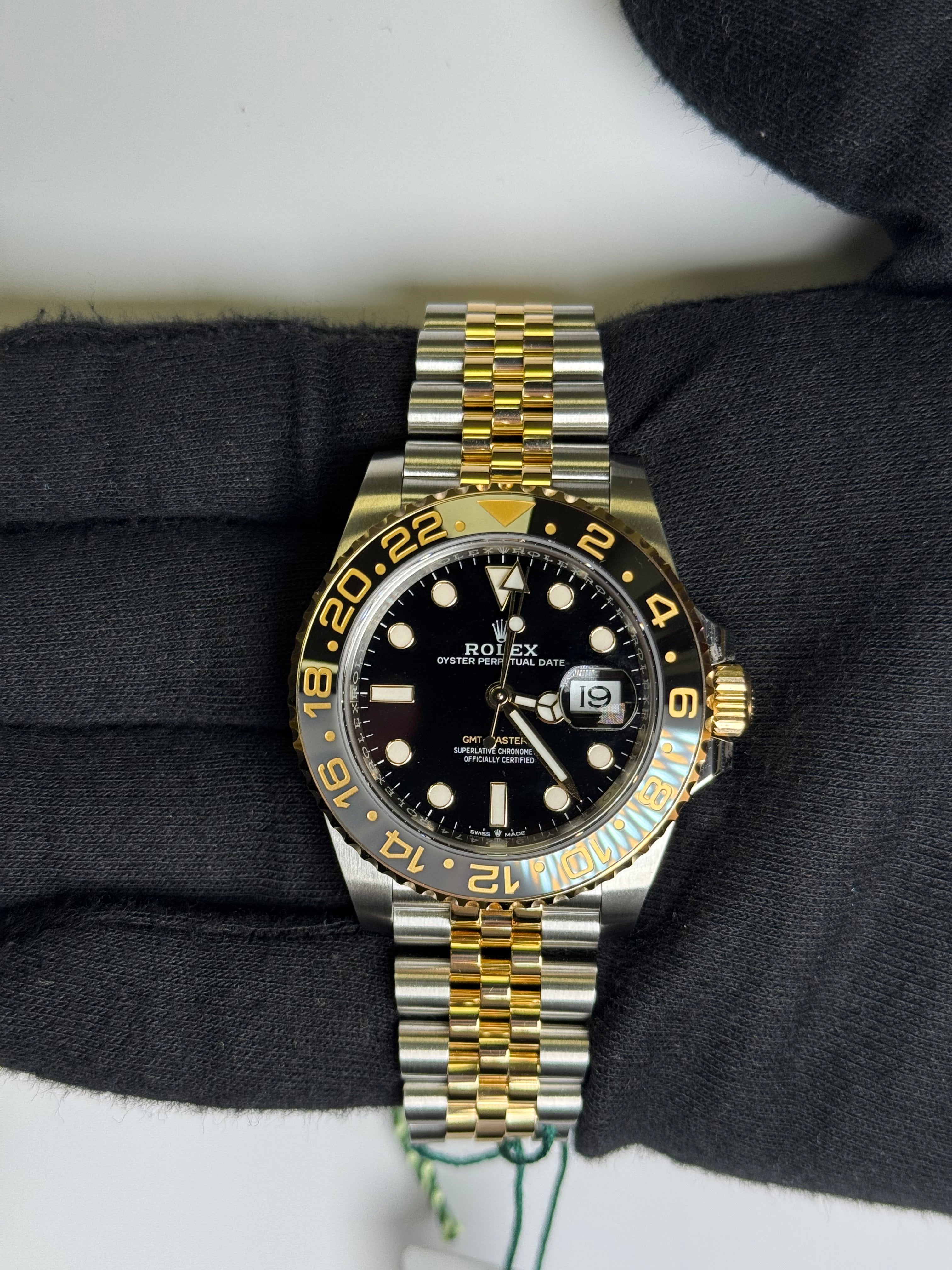 Rolex GMT-Master II 40mm Black Dial Watch Ref# 126713GRNR - Happy Jewelers Fine Jewelry Lifetime Warranty
