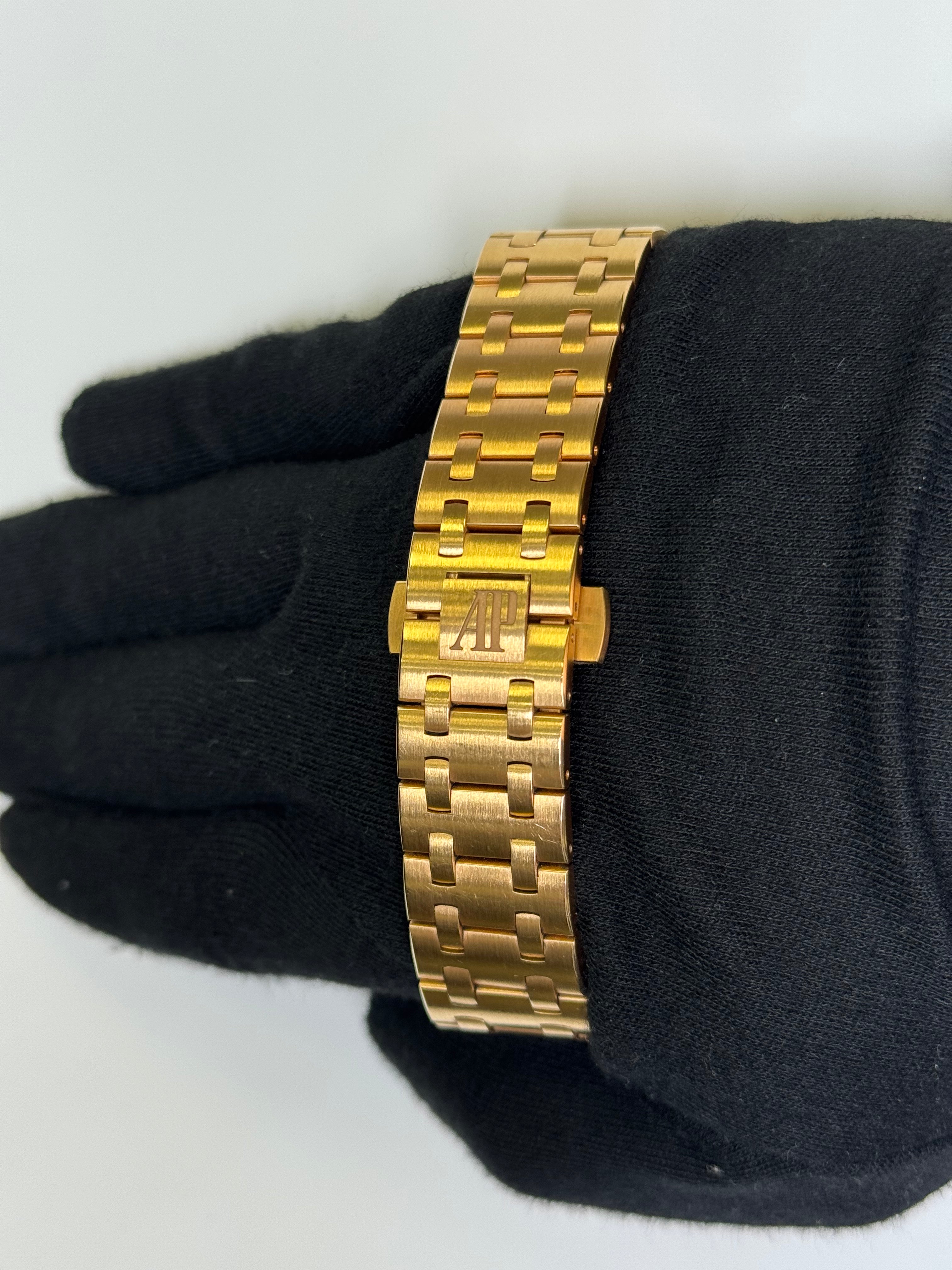 Audemars Piguet Royal Oak 42mm Black Dial Watch Ref#26470OR.OO.1000OR.03 - Happy Jewelers Fine Jewelry Lifetime Warranty