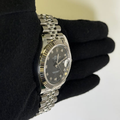 Rolex Datejust 41mm Rhodium Dial Watch Ref# 126334 - Happy Jewelers Fine Jewelry Lifetime Warranty