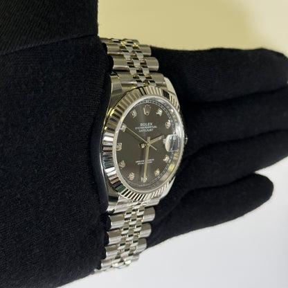 Rolex Datejust 41mm Rhodium Dial Watch Ref# 126334 - Happy Jewelers Fine Jewelry Lifetime Warranty