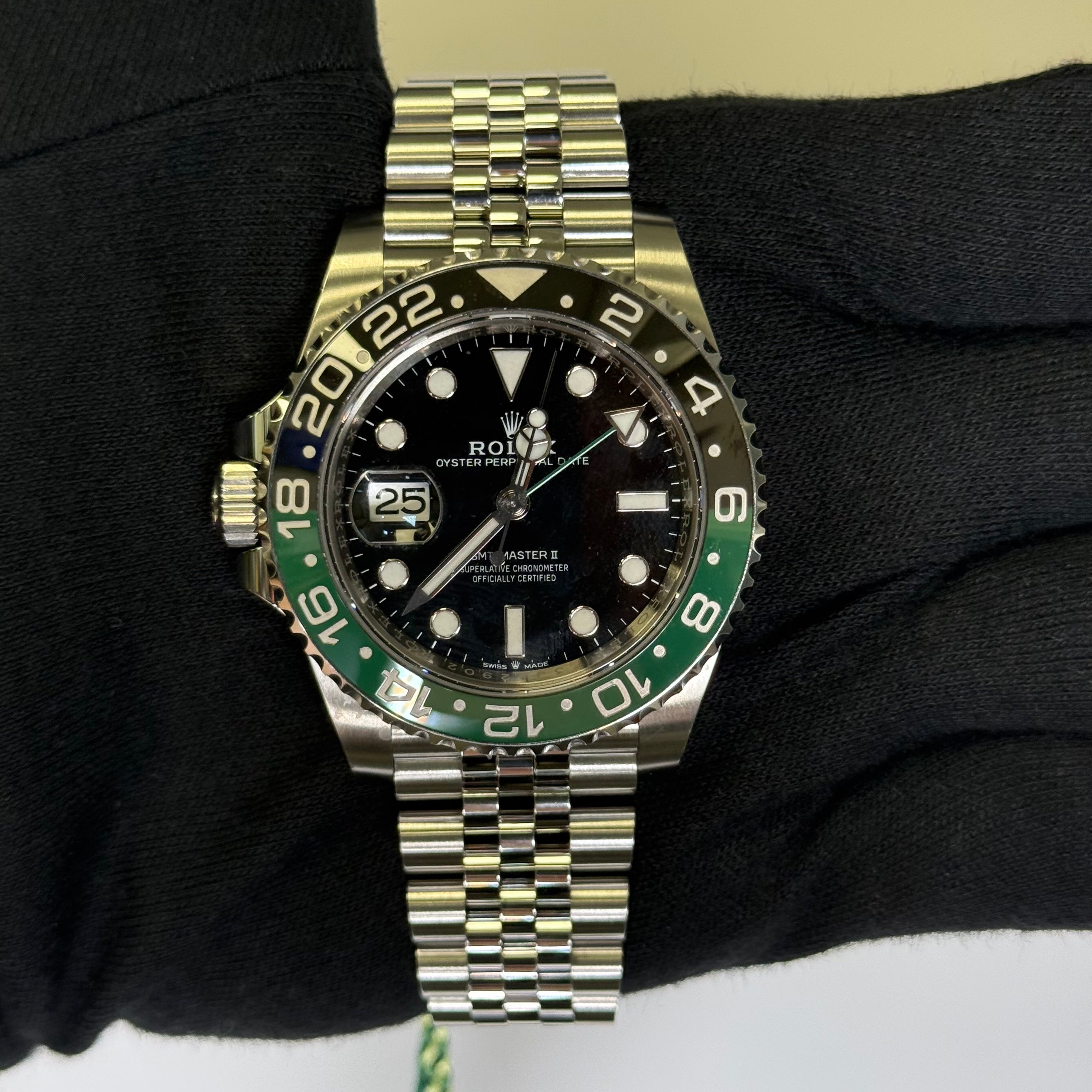 Rolex GMT-Master II 40mm Black Dial Watch Ref# 126720VTNR - Happy Jewelers Fine Jewelry Lifetime Warranty