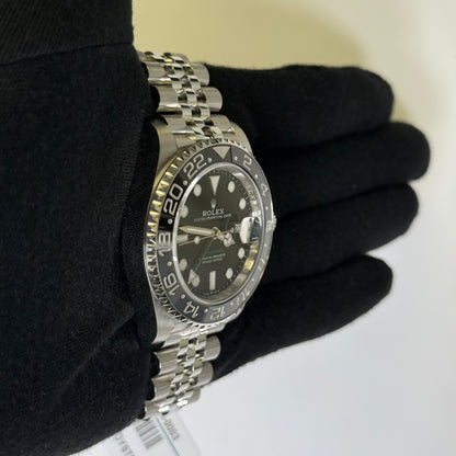 Rolex GMT-Master II 40mm Black Dial Ref# 126710GRNR - Happy Jewelers Fine Jewelry Lifetime Warranty