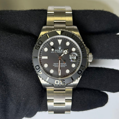 Rolex Yacht-Master 42mm Black Dial Watch Ref# 226627 - Happy Jewelers Fine Jewelry Lifetime Warranty