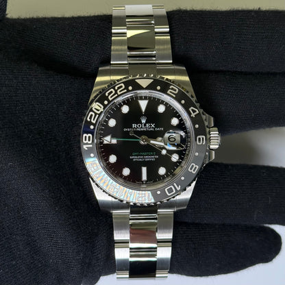 Rolex GMT-Master II 40mm Black Dial Watch Ref# 126710GRNR - Happy Jewelers Fine Jewelry Lifetime Warranty