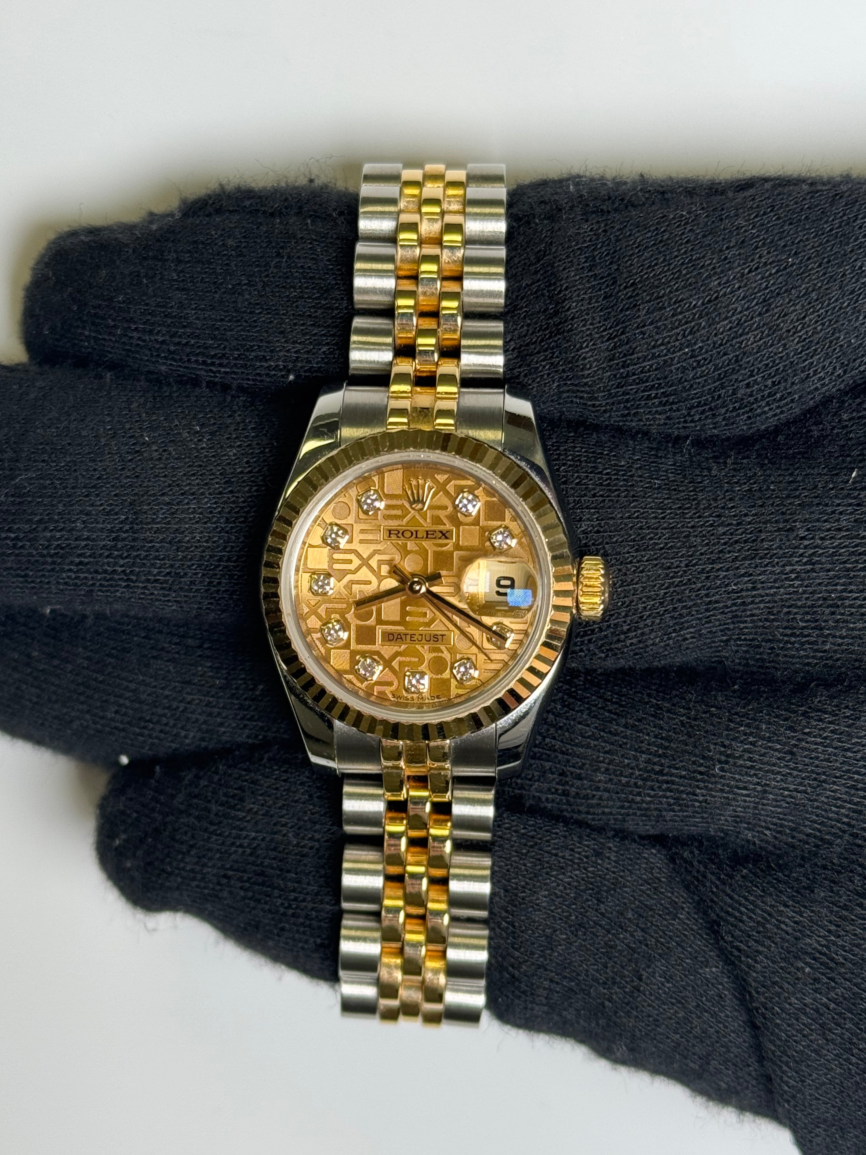 Rolex Datejust 26mm Champagne Dial Watch Ref# 179173 - Happy Jewelers Fine Jewelry Lifetime Warranty