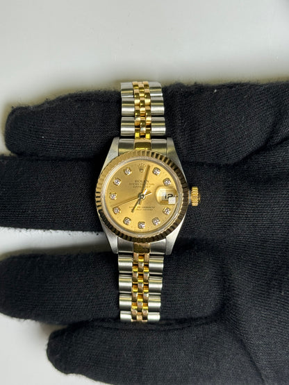 Rolex Datejust 26mm Champagne Dial Watch Ref# 79173 - Happy Jewelers Fine Jewelry Lifetime Warranty