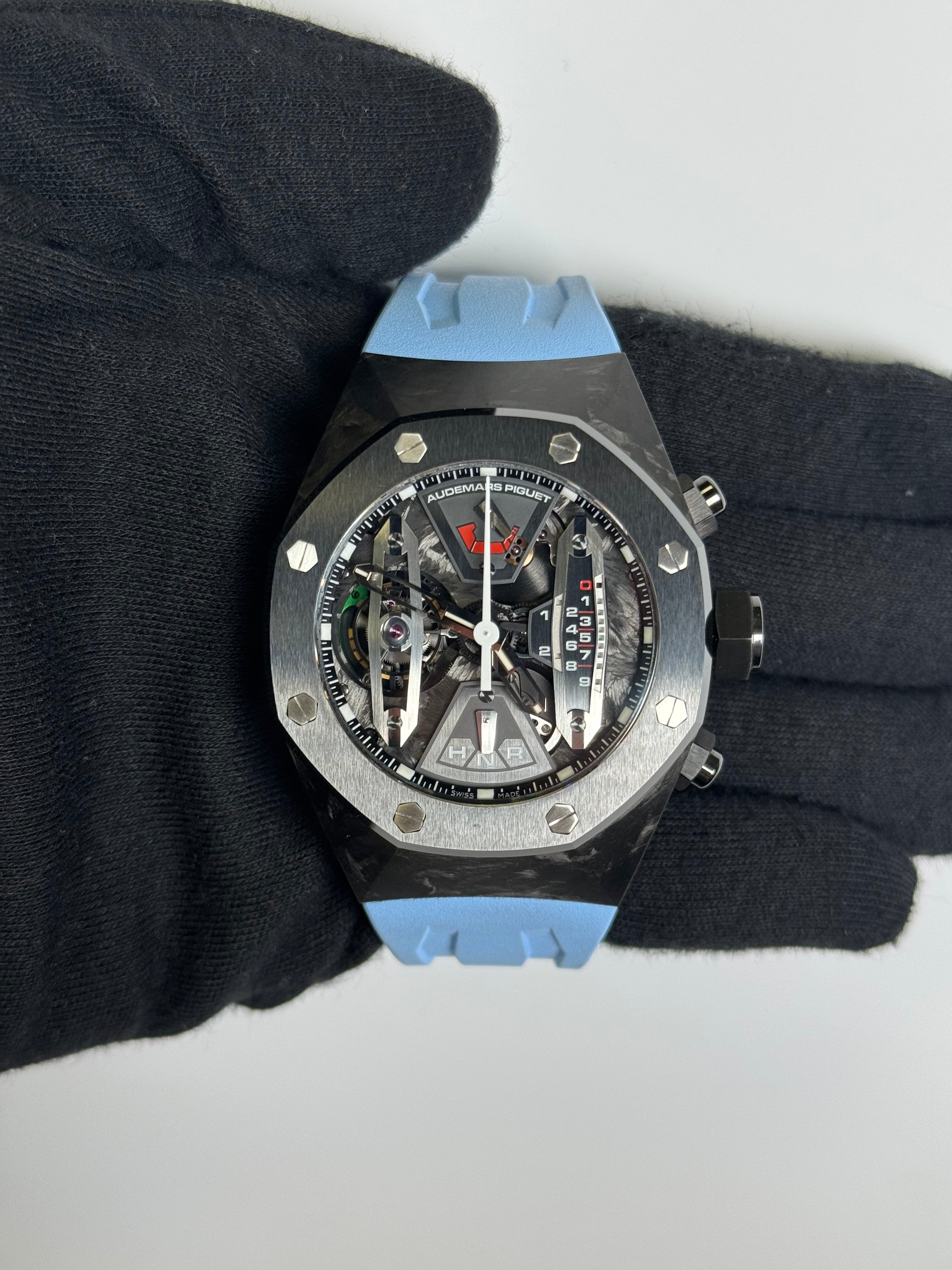 Audemars Piguet Royal Oak 44mm Skeleton Dial Watch Ref# 26265FO.OO.D002.CR.01 - Happy Jewelers Fine Jewelry Lifetime Warranty
