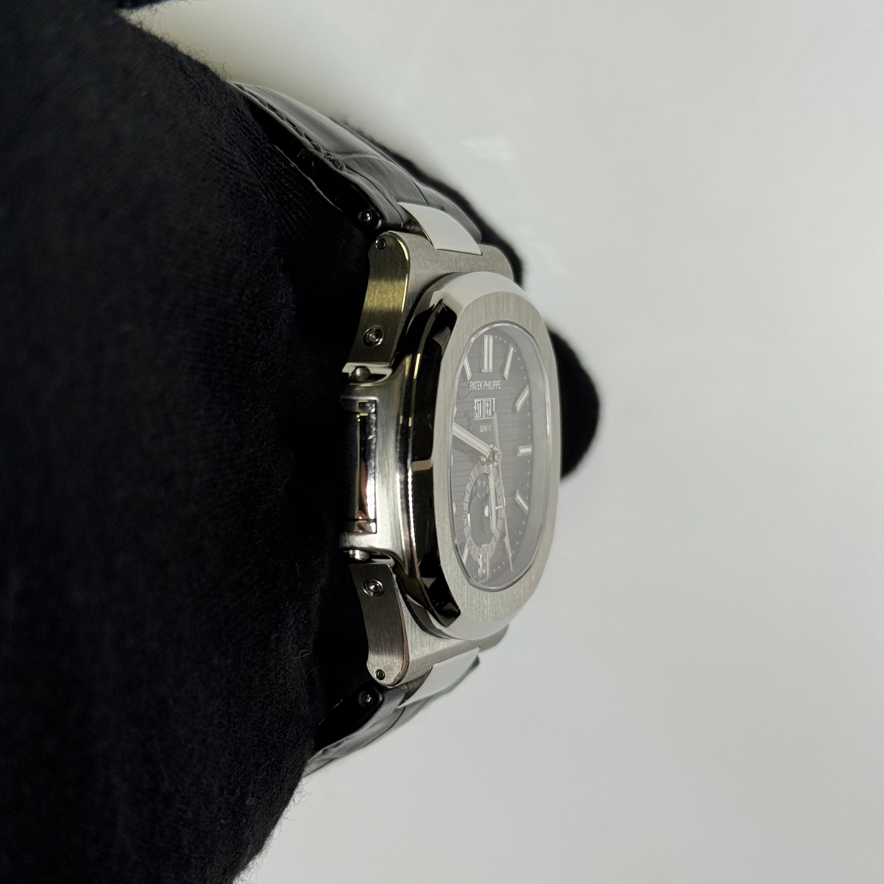 Patek Philippe Nautilus 40mm Grey Dial Watch Ref# 5726A-001 - Happy Jewelers Fine Jewelry Lifetime Warranty