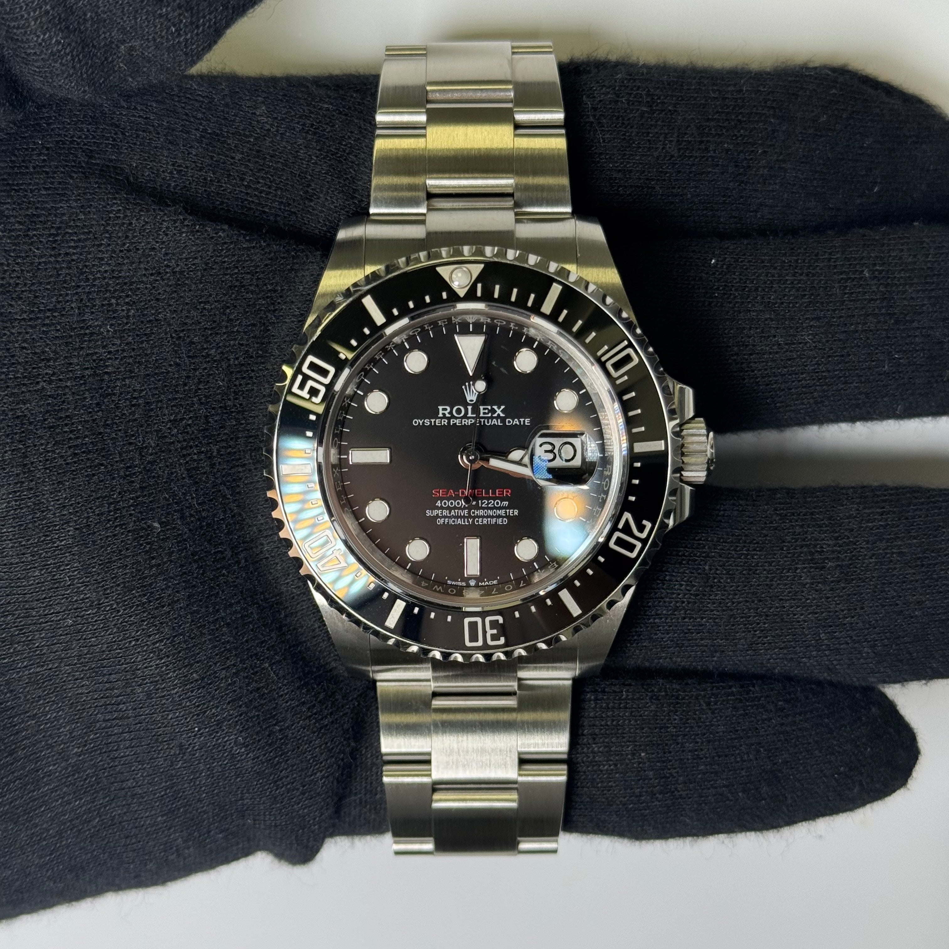 Rolex Sea-Dweller 43mm Black Dial Watch Ref# 126600 - Happy Jewelers Fine Jewelry Lifetime Warranty