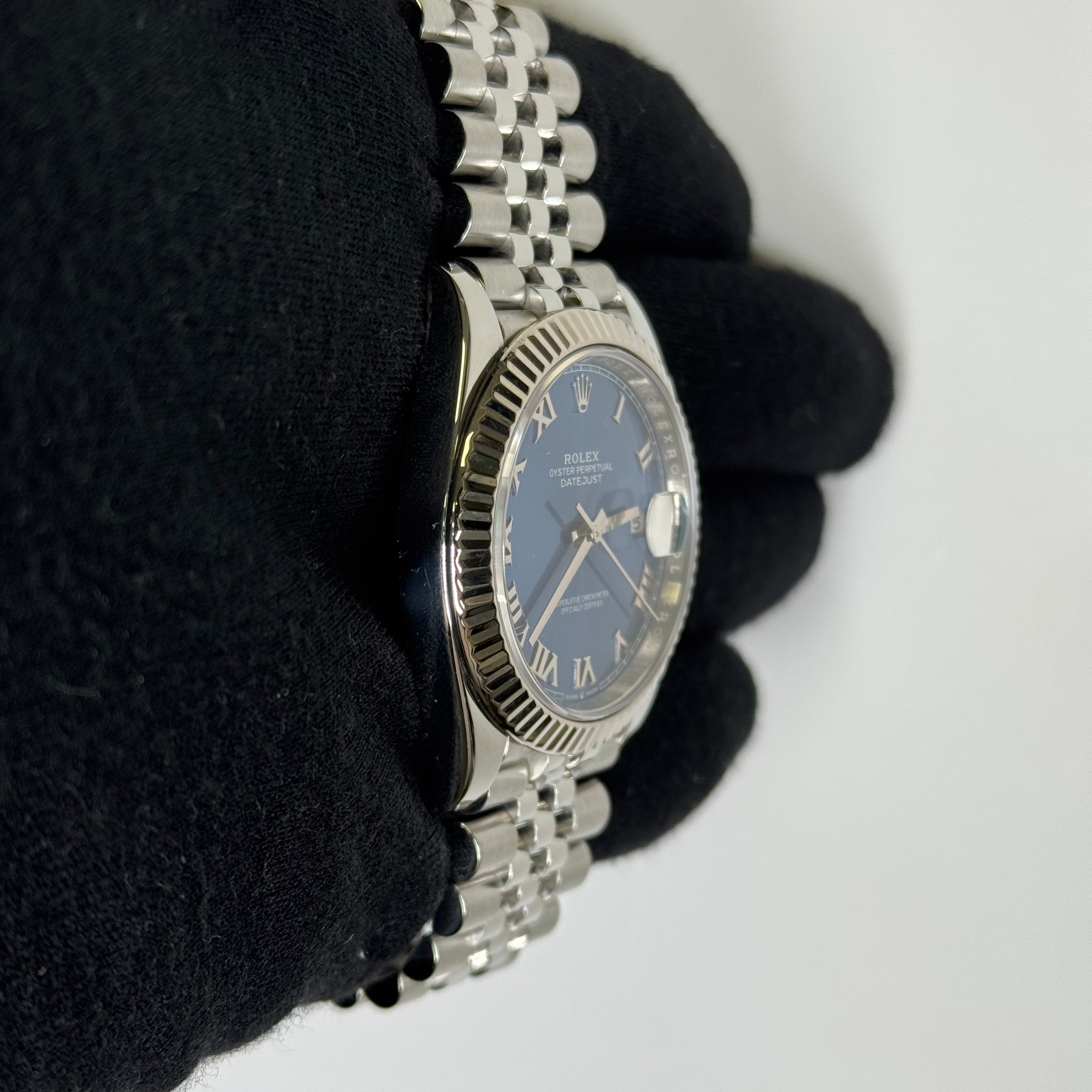 Rolex Datejust 41mm Blue Dial Watch Ref# 126334 - Happy Jewelers Fine Jewelry Lifetime Warranty