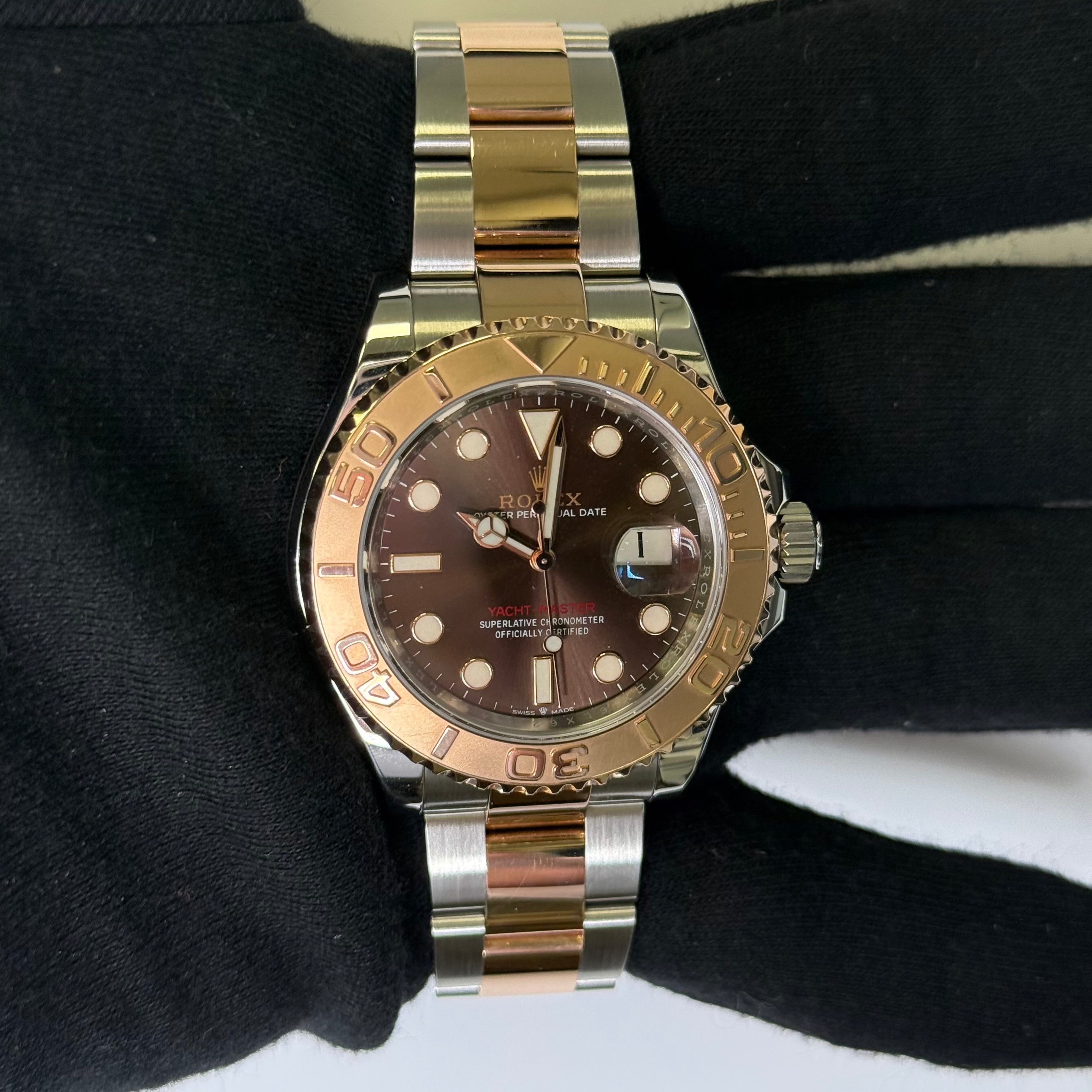 Rolex Yacht-Master 40mm Chocolate Dial Watch Ref# 126621 - Happy Jewelers Fine Jewelry Lifetime Warranty