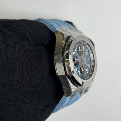Audemars Piguet Royal Oak 42mm Blue Dial Watch Ref# 26238ST.OO.A340CA.01 - Happy Jewelers Fine Jewelry Lifetime Warranty