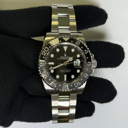 Rolex GMT-Master II 40mm Black Dial Ref# 126710GRNR - Happy Jewelers Fine Jewelry Lifetime Warranty