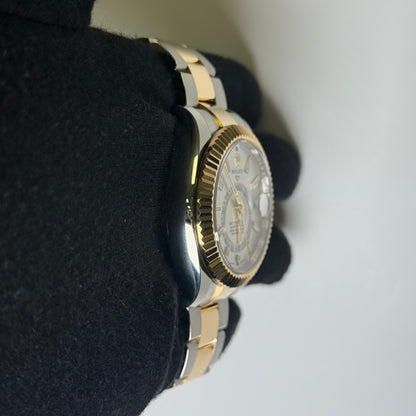 Rolex Sky-Dweller 42mm Champagne Dial Watch Ref# 336933 - Happy Jewelers Fine Jewelry Lifetime Warranty
