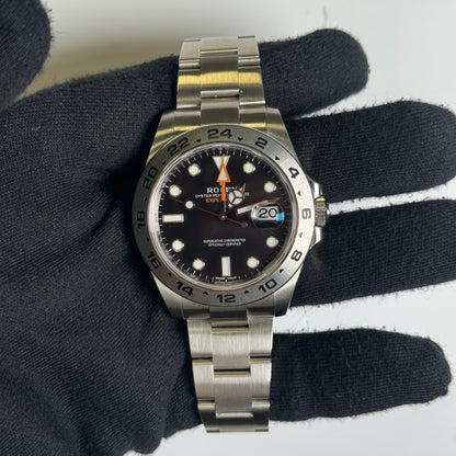 Rolex Explorer II 42mm Black Dial Watch Ref# 216570 - Happy Jewelers Fine Jewelry Lifetime Warranty