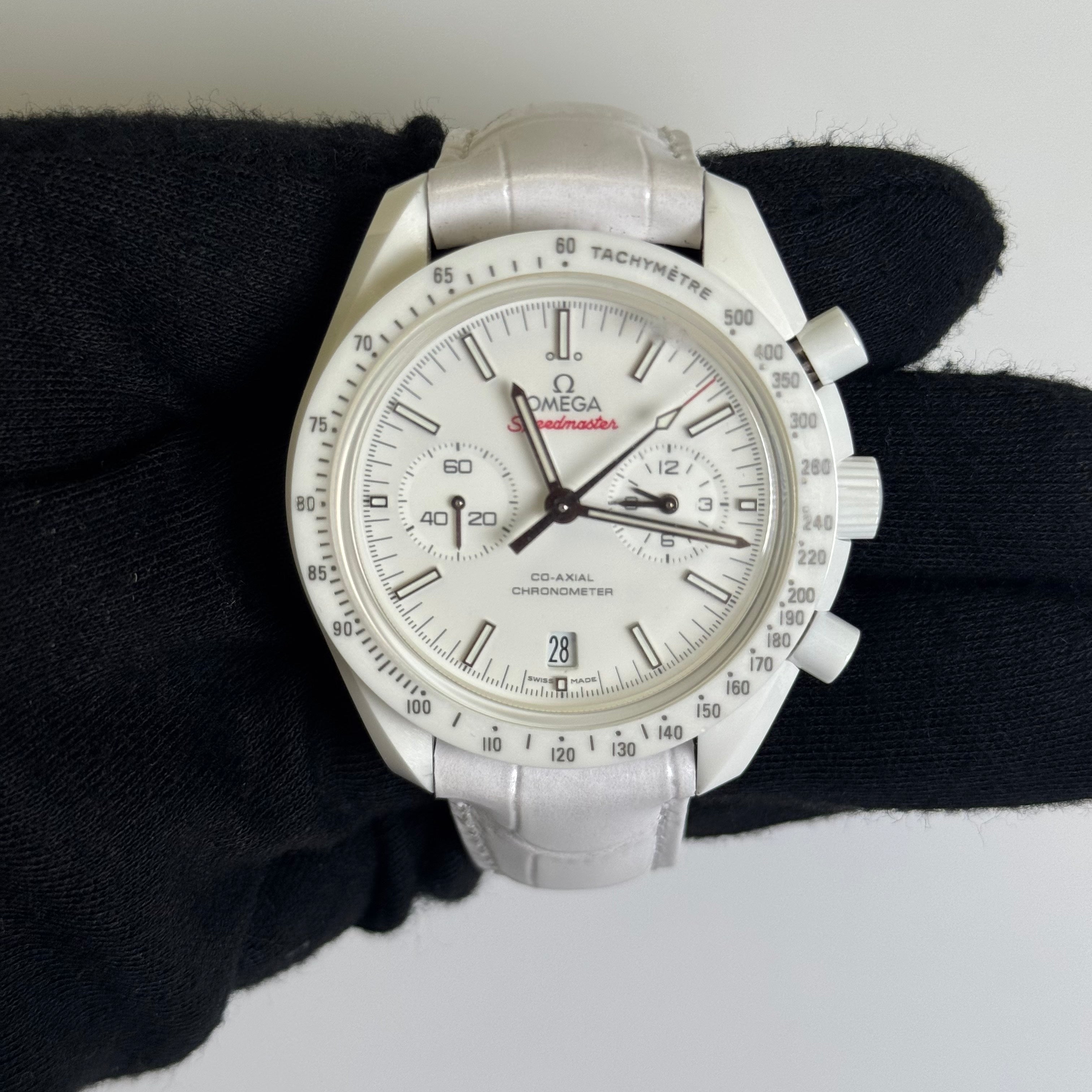 Omega Speedmaster 44.5mm White Dial Ref# 311.93.44.51.04.002 - Happy Jewelers Fine Jewelry Lifetime Warranty