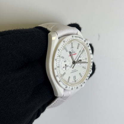 Omega Speedmaster 44.5mm White Dial Ref# 311.93.44.51.04.002 - Happy Jewelers Fine Jewelry Lifetime Warranty