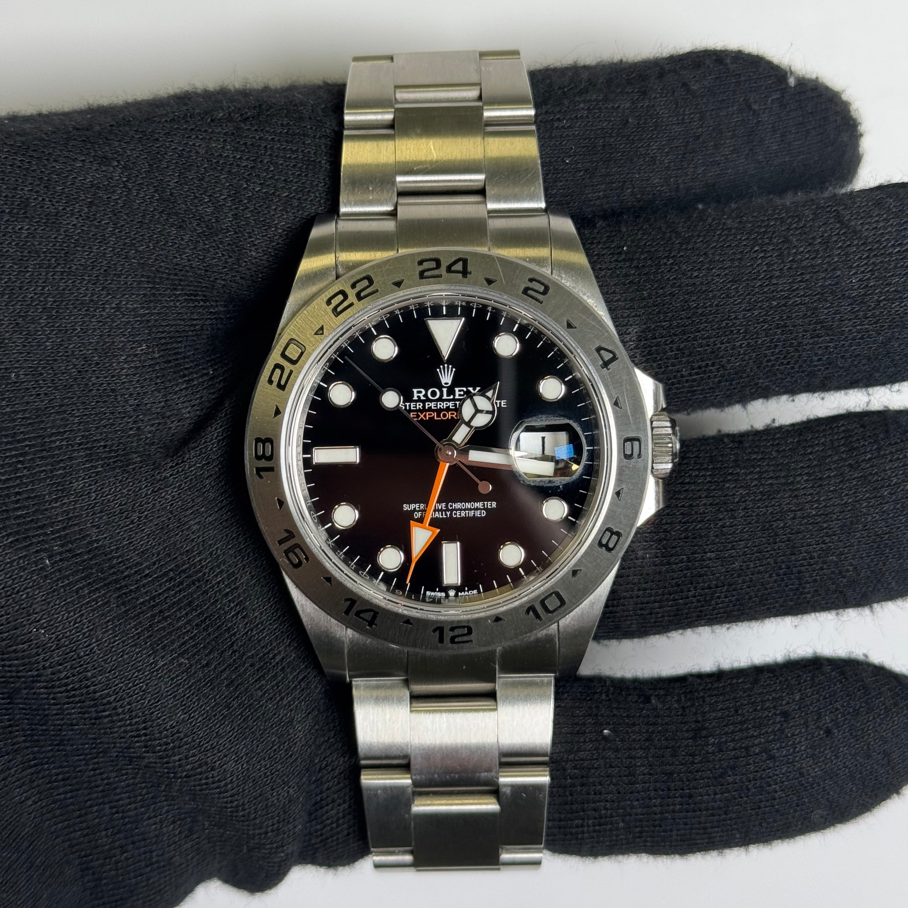 Rolex Explorer II 42mm Black Dial Watch Ref# 226570 - Happy Jewelers Fine Jewelry Lifetime Warranty