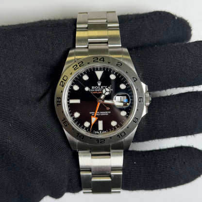 Rolex Explorer II 42mm Black Dial Watch Ref# 226570 - Happy Jewelers Fine Jewelry Lifetime Warranty