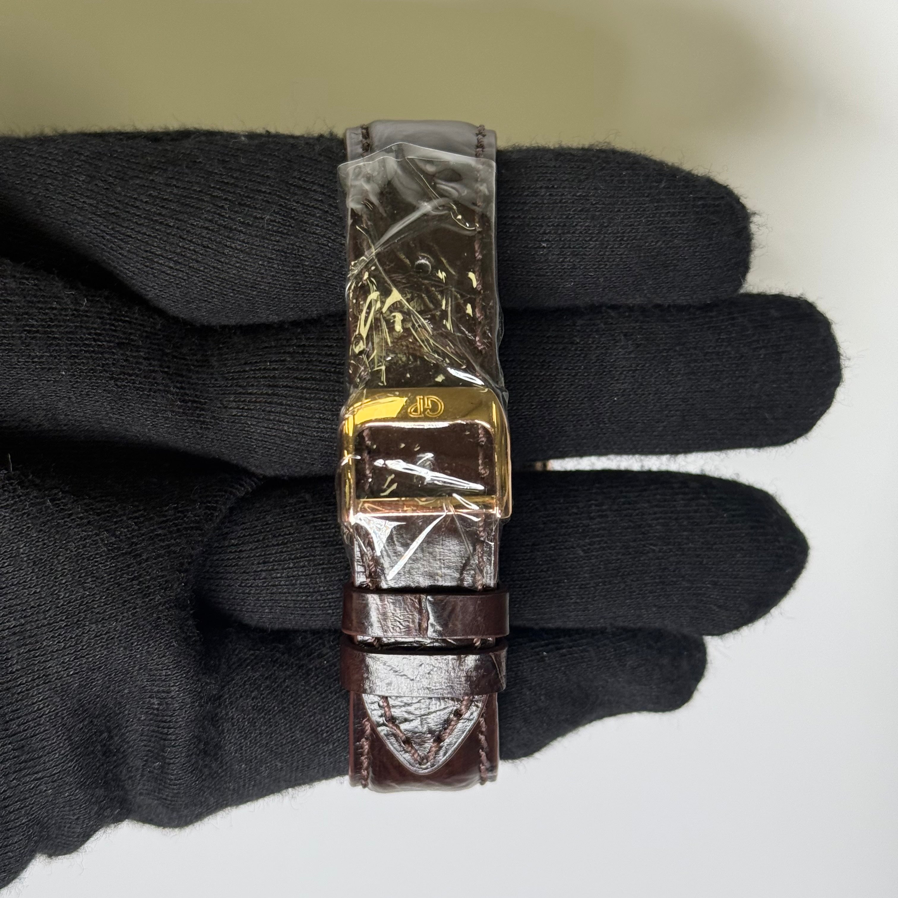 Girard Perregaux Richeville Perpetual 38mm Silver Chronograph Dial Watch Ref# 2722 - Happy Jewelers Fine Jewelry Lifetime Warranty