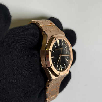 Audemars Piguet Royal Oak 41mm Black Dial Ref# 15510OR - Happy Jewelers Fine Jewelry Lifetime Warranty