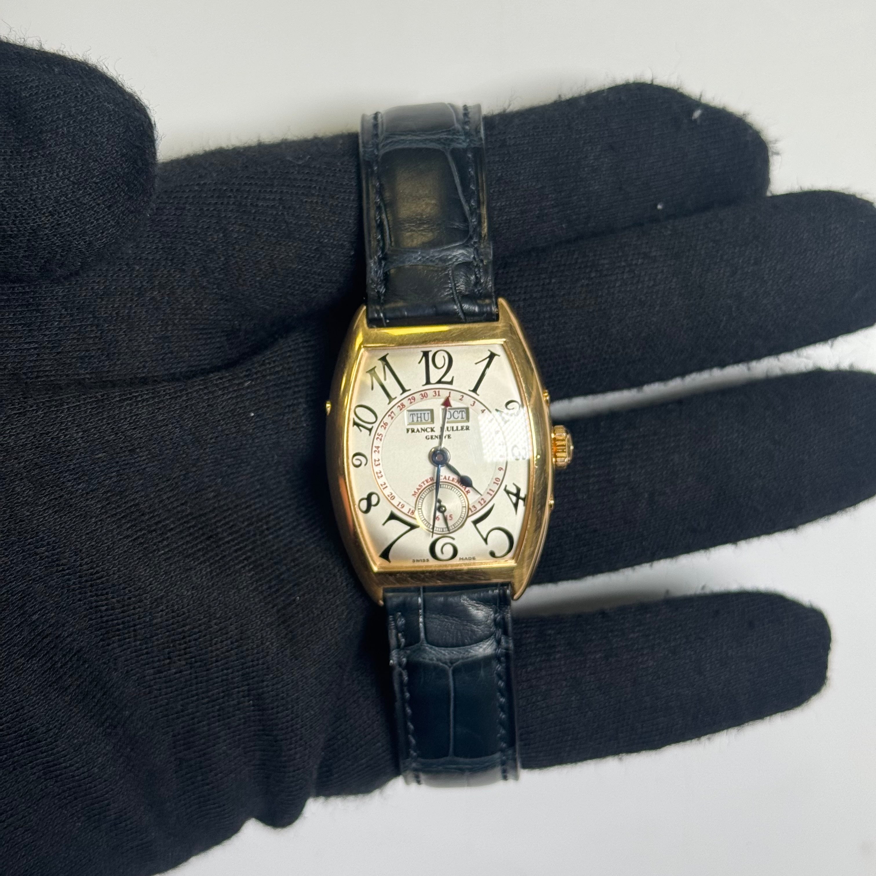 Franck Muller Geneve 34mm Silver Dial Watch Ref# 7501MC - Happy Jewelers Fine Jewelry Lifetime Warranty