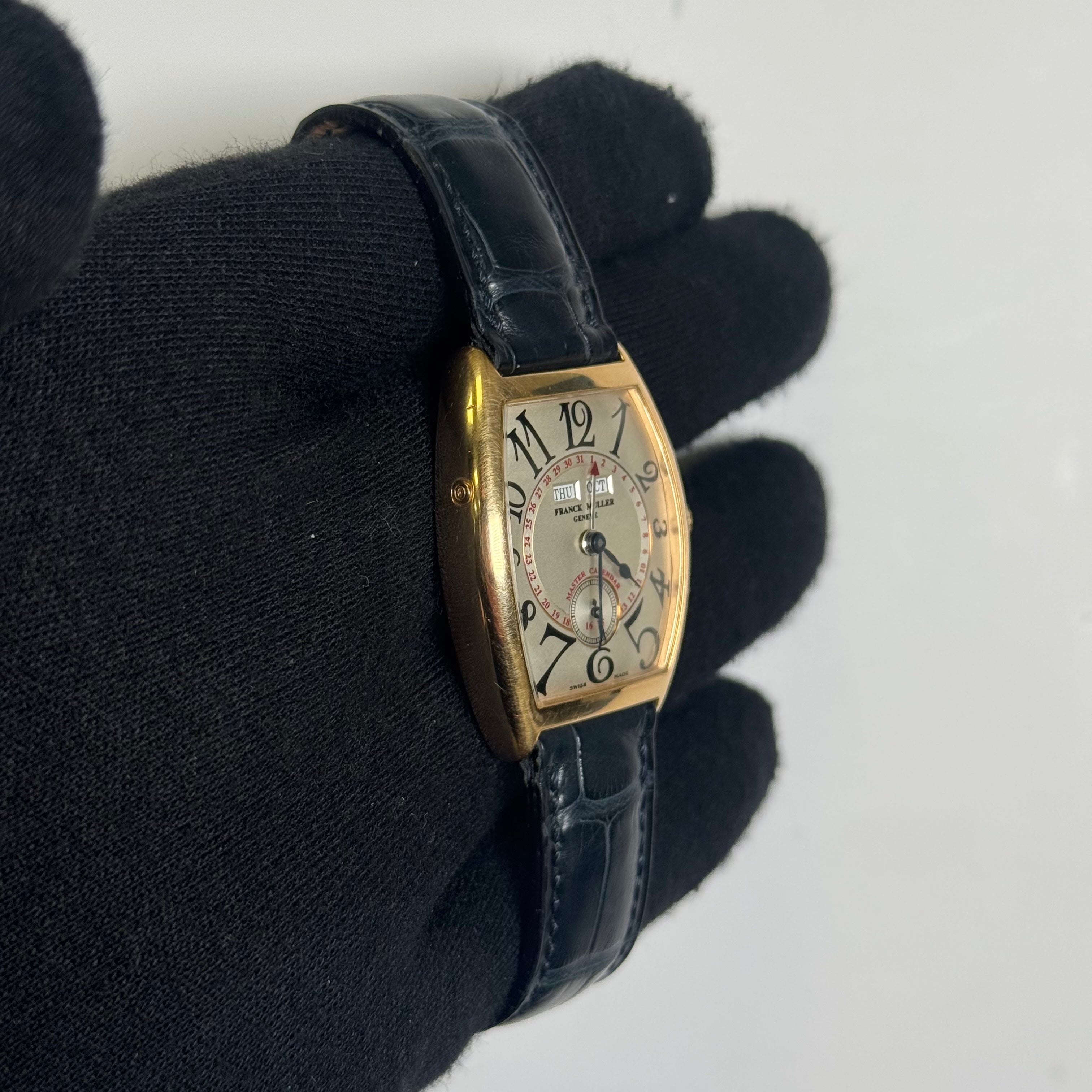 Franck Muller Geneve 34mm Silver Dial Watch Ref# 7501MC - Happy Jewelers Fine Jewelry Lifetime Warranty
