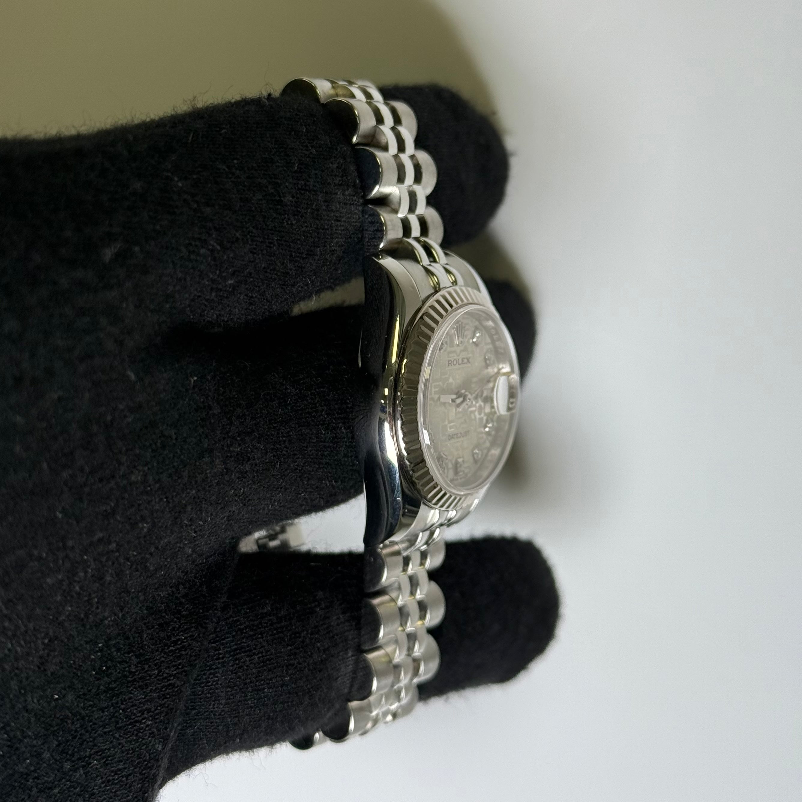 Rolex Datejust 26mm Silver Dial Watch Ref# 179174 - Happy Jewelers Fine Jewelry Lifetime Warranty