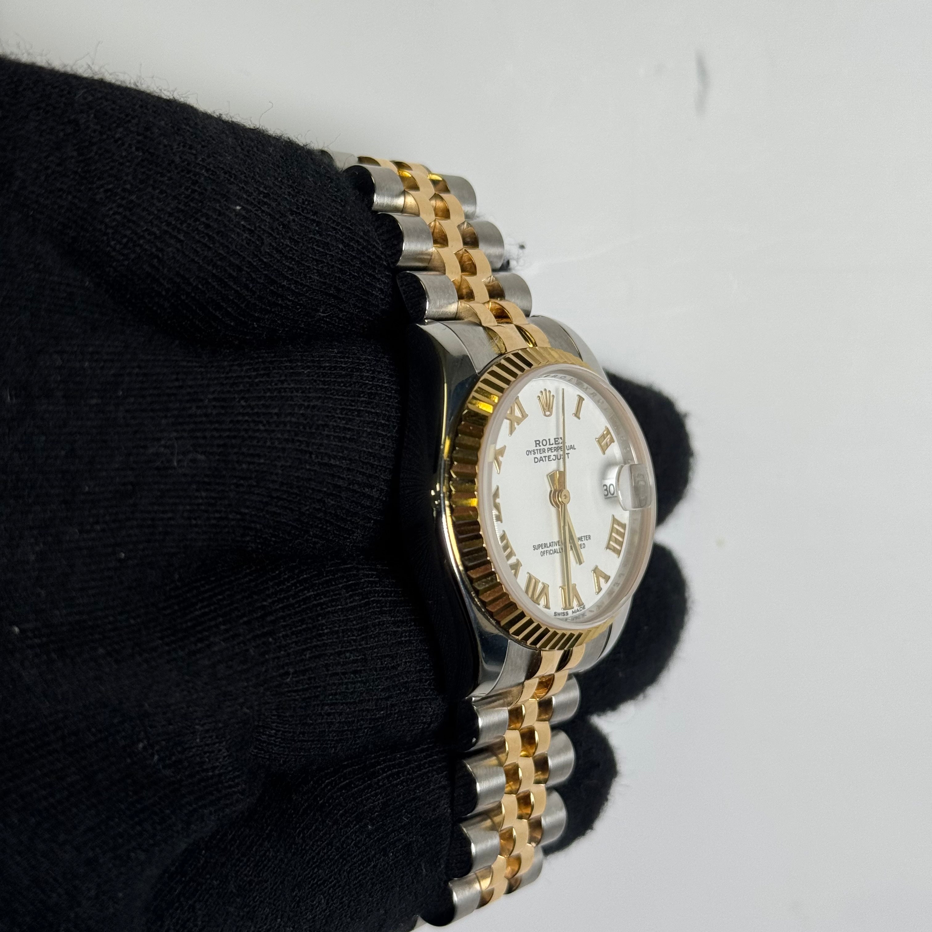 Rolex Datejust 31mm White Dial Watch Ref# 178273 - Happy Jewelers Fine Jewelry Lifetime Warranty