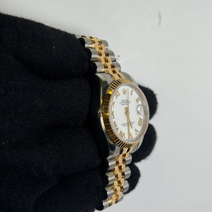 Rolex Datejust 31mm White Dial Watch Ref# 178273 - Happy Jewelers Fine Jewelry Lifetime Warranty
