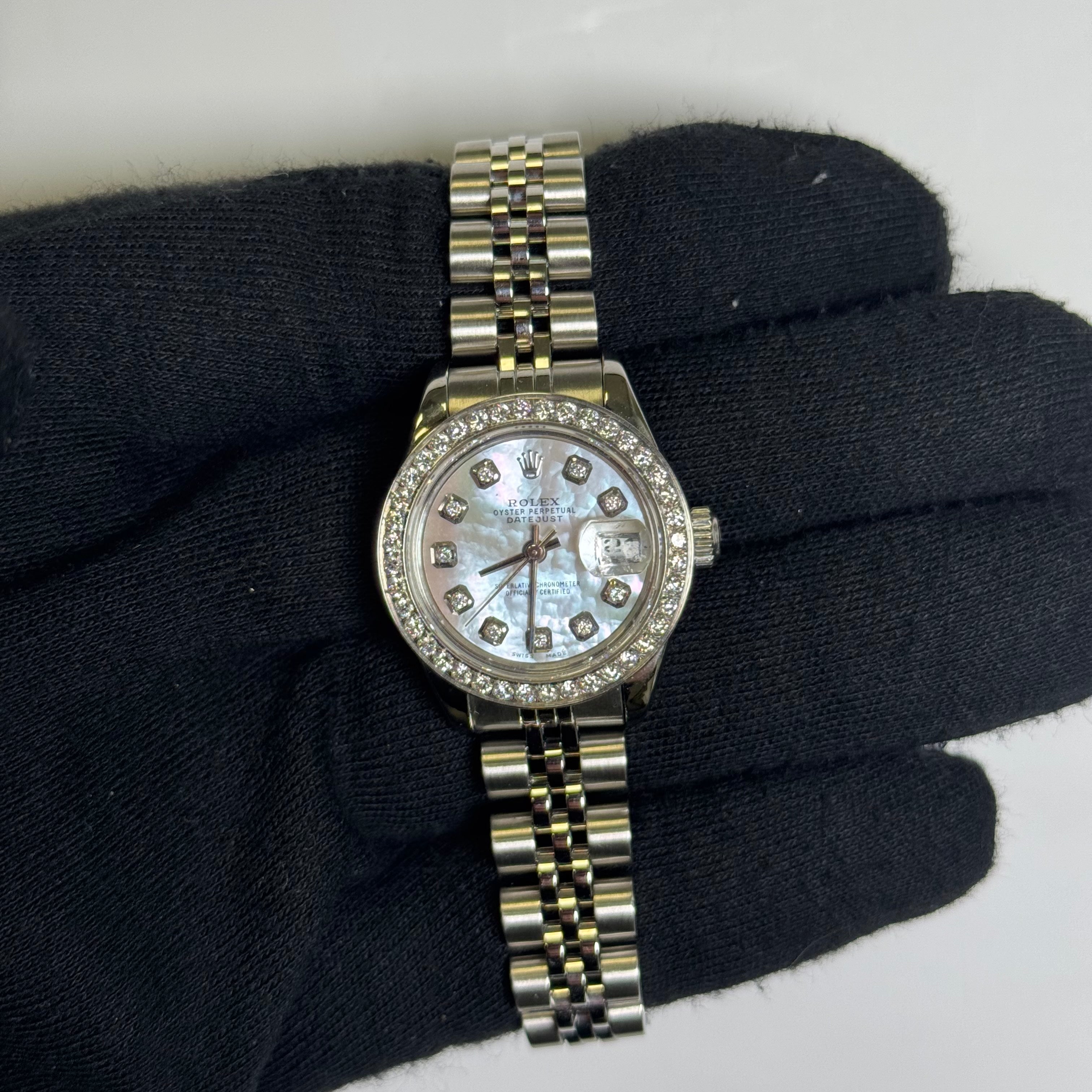 Rolex Datejust 26mm MOP Dial Watch Ref# 79160 - Happy Jewelers Fine Jewelry Lifetime Warranty
