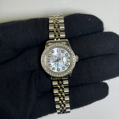 Rolex Datejust 26mm MOP Dial Watch Ref# 79160 - Happy Jewelers Fine Jewelry Lifetime Warranty